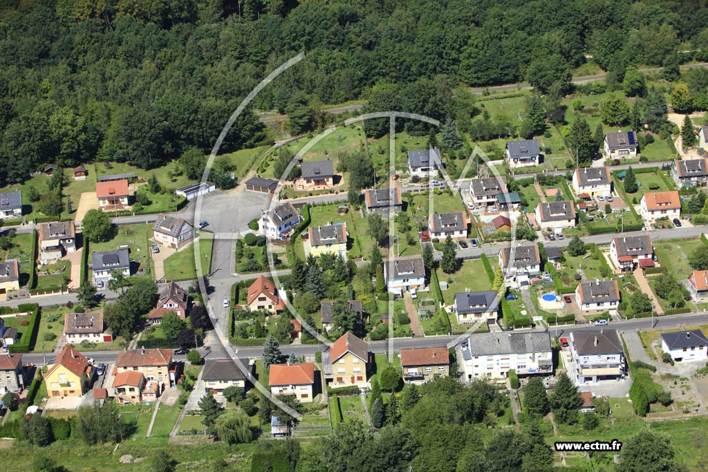 Photo arienne de Forbach (Marienau)