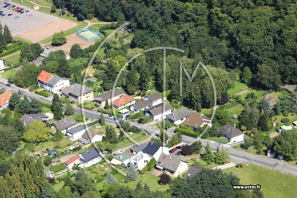 Photo arienne de Forbach (Quartier du Wiesberg)