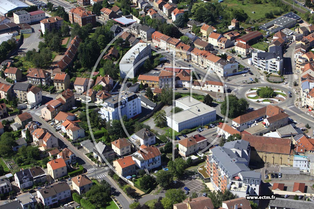 Photo arienne de Forbach (Quartier du Wiesberg)