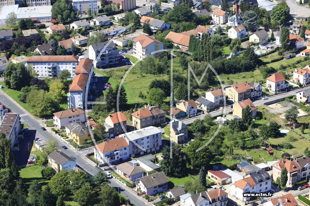 Photo arienne de Forbach (Quartier du Wiesberg)