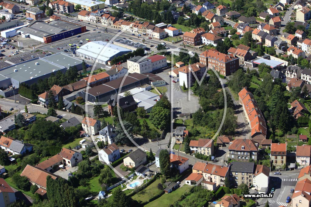 Photo arienne de Forbach (Quartier du Wiesberg)
