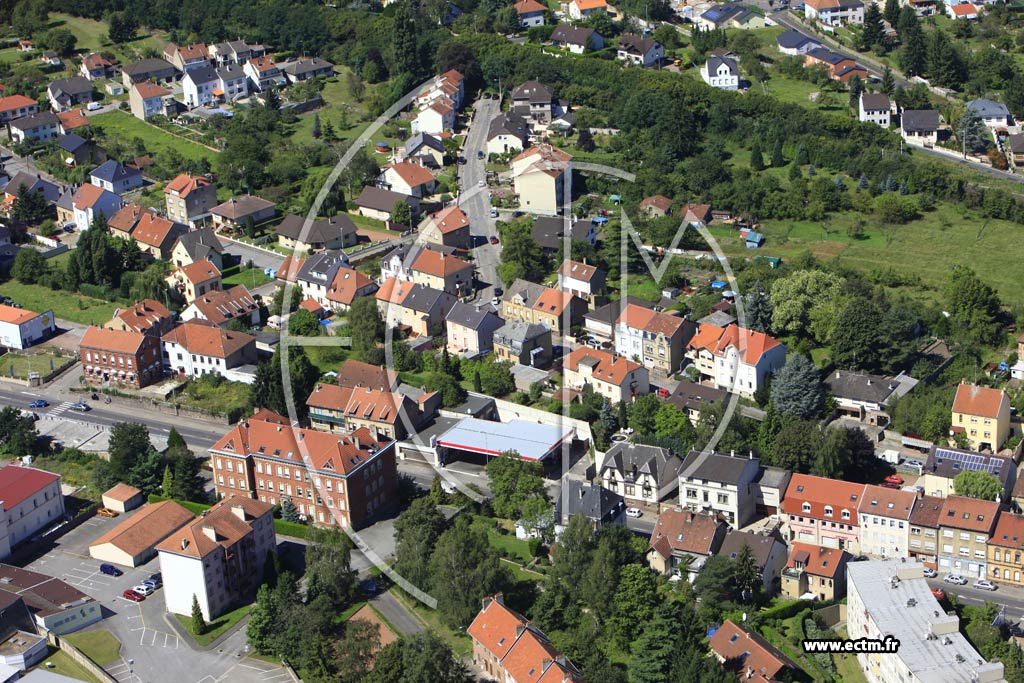 Photo arienne de Forbach (Quartier du Wiesberg)