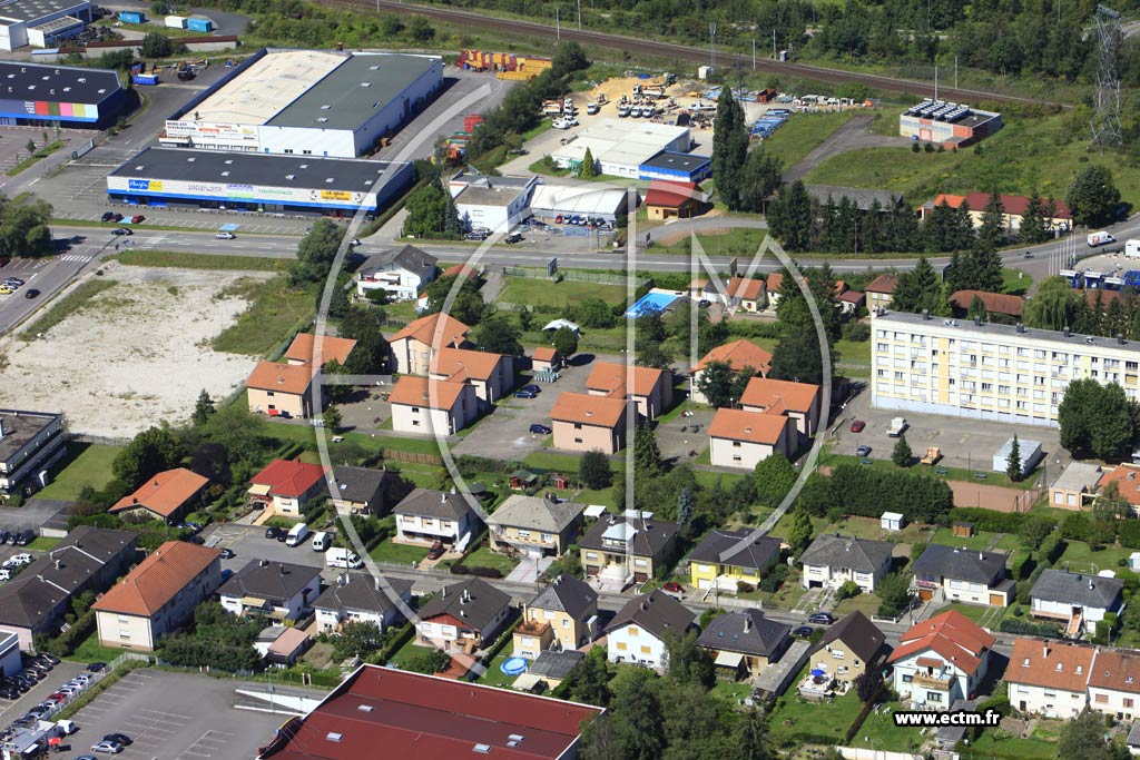 Photo arienne de Forbach (Quartier du Wiesberg)