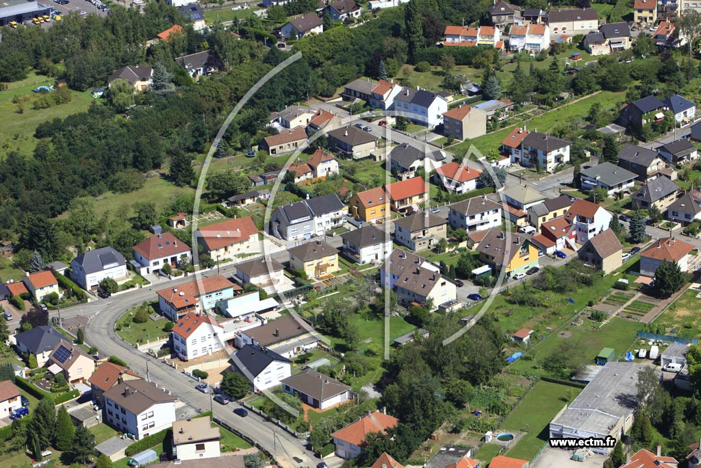 Photo arienne de Forbach (Quartier du Wiesberg)