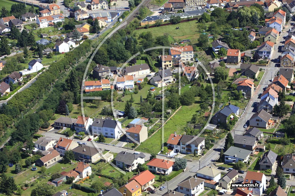 Photo arienne de Forbach (Quartier du Wiesberg)