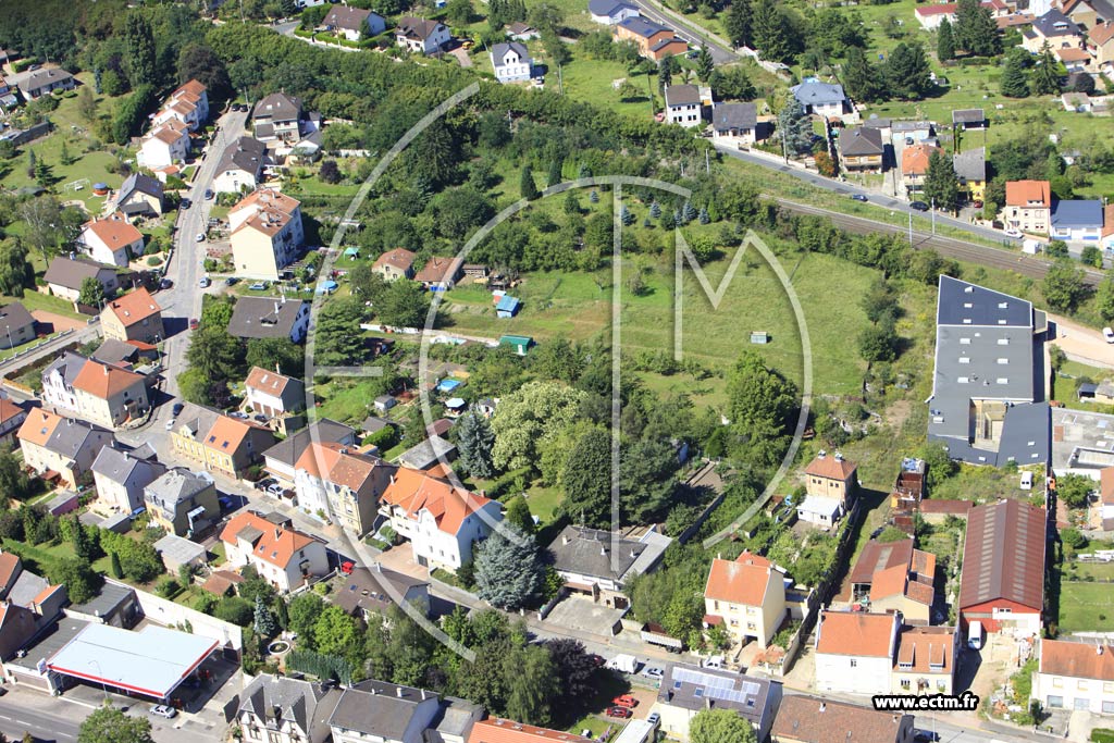 Photo arienne de Forbach (Quartier du Wiesberg)