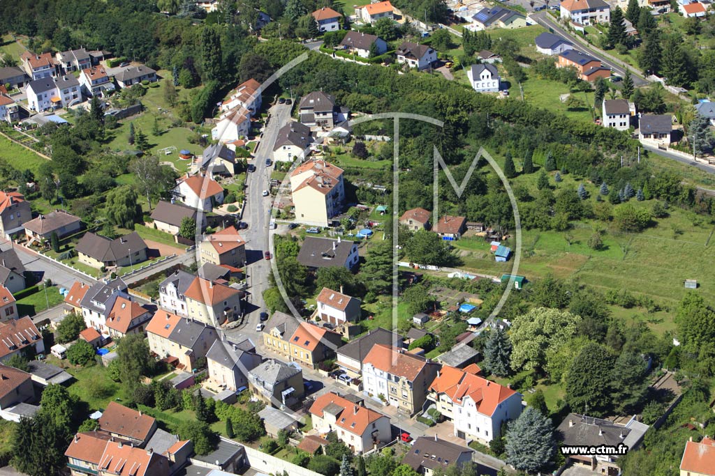 Photo arienne de Forbach (Quartier du Wiesberg)