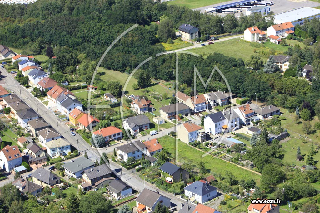 Photo arienne de Forbach (Quartier du Wiesberg)
