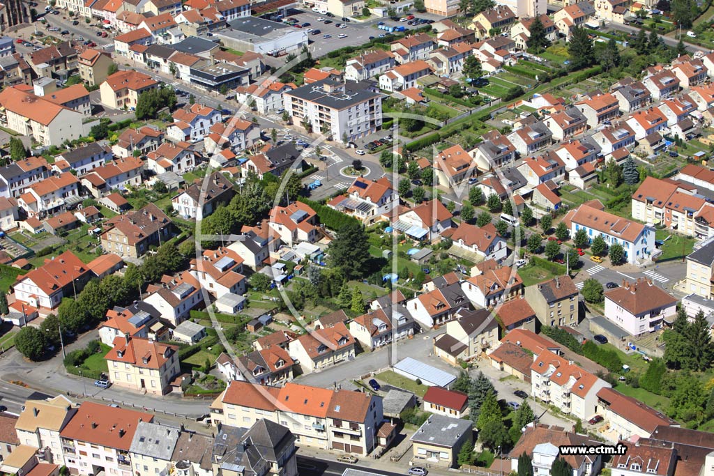 Photo arienne de Stiring-Wendel