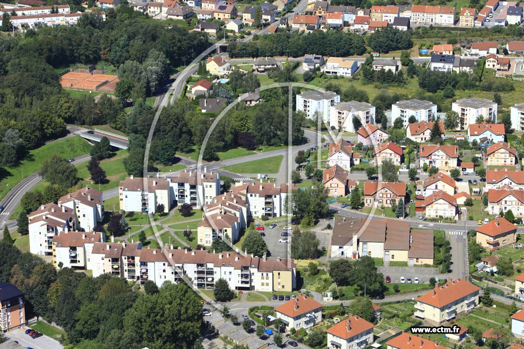 Photo arienne de Stiring-Wendel (Cit du Habsterdick)