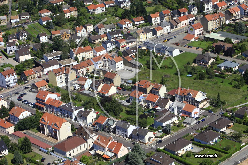 Photo arienne de Stiring-Wendel (Quartier Verrerie Sophie)