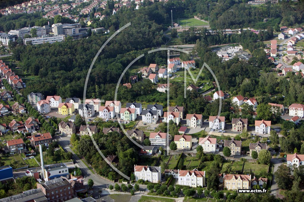 Photo arienne de Freyming-Merlebach (Cit Hochwald)