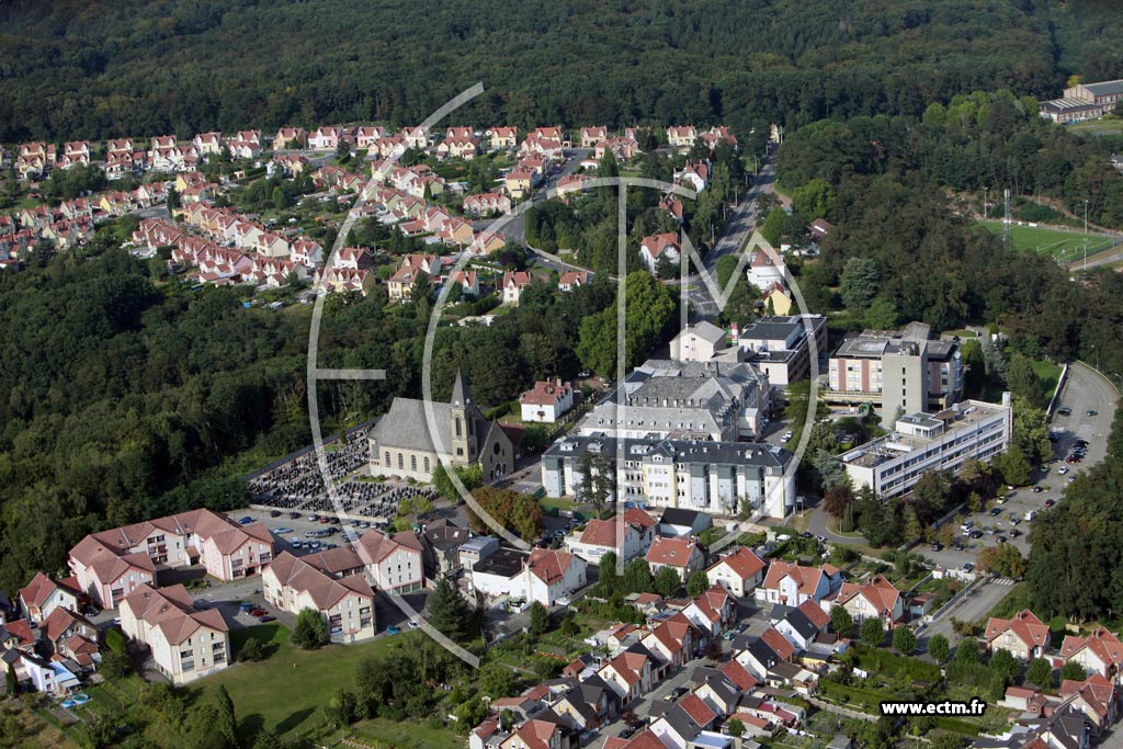 Photo arienne de Freyming-Merlebach (Cit Hochwald)