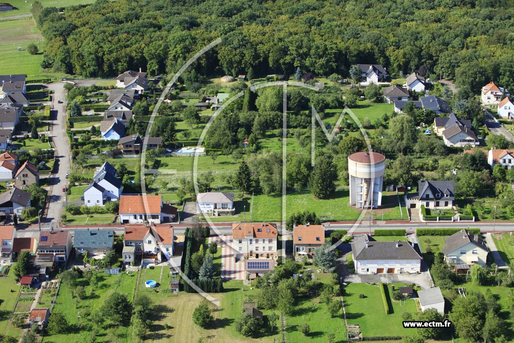 Photo arienne de Sarreguemines (Quartier de Folpersviller)