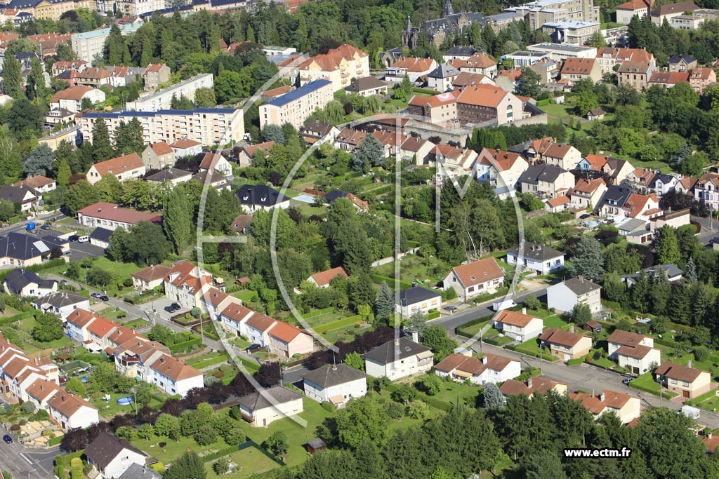 Photo arienne de Sarreguemines (Himmelsberg)