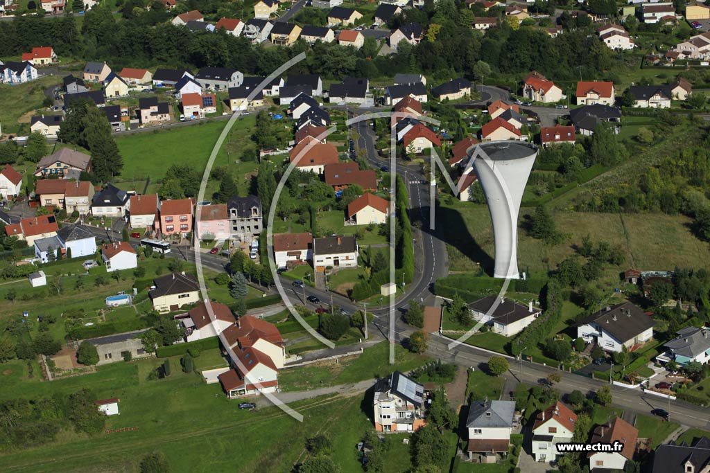 Photo arienne de Sarreguemines (Langwieserwald)
