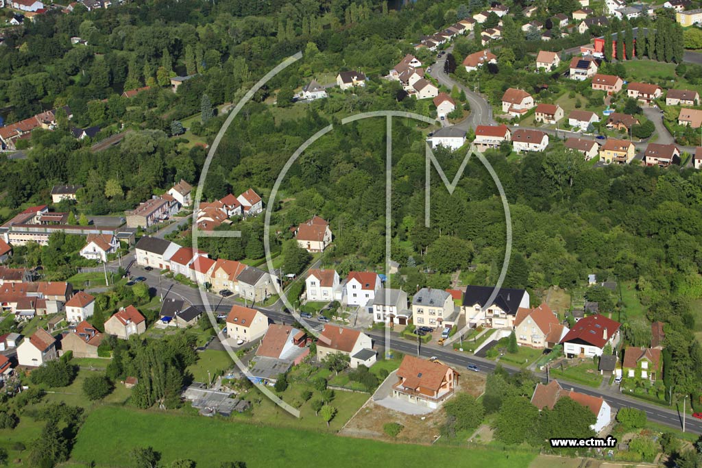 Photo arienne de Sarreguemines (Langwieserwald)