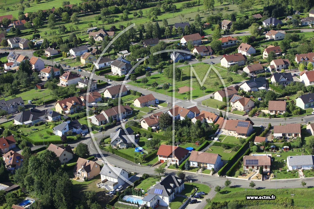 Photo arienne de Sarreguemines (Neunkirch)