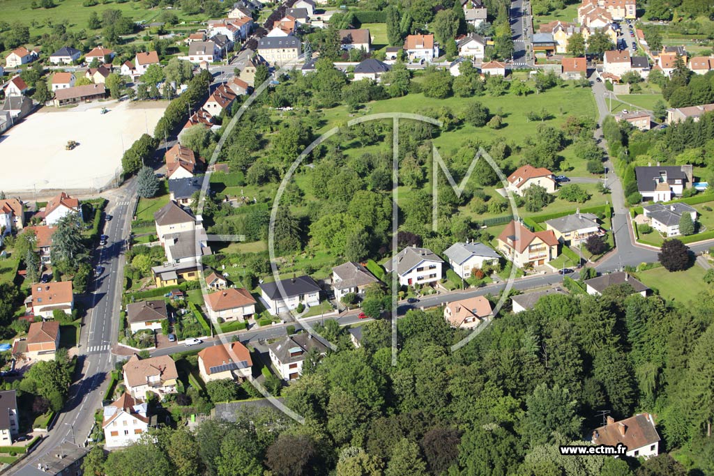 Photo arienne de Sarreguemines (Neunkirch)
