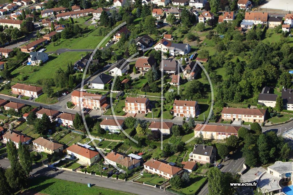 Photo arienne de Sarreguemines (Quartier Gregersberg)