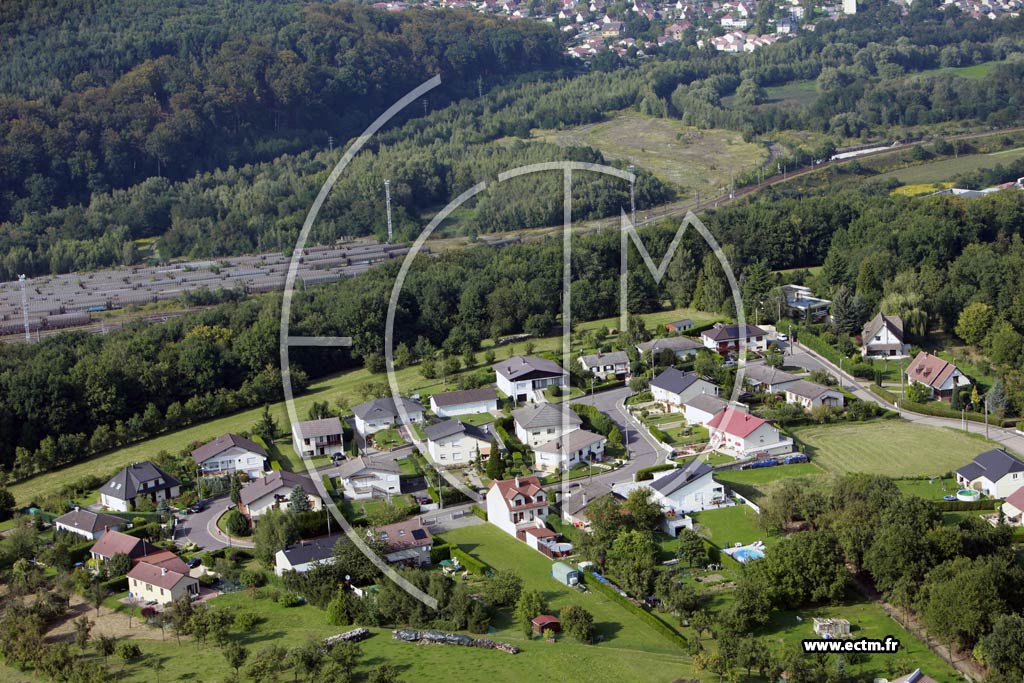 Photo arienne de Bning-ls-Saint-Avold