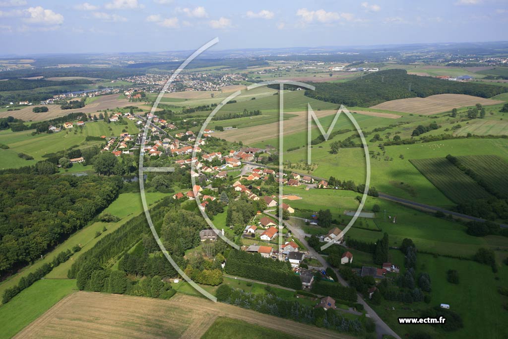 Photo arienne de Ernestviller (Heckenransbach)