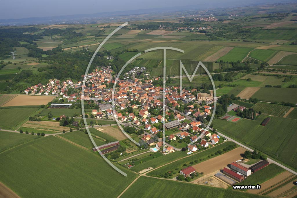 Photo arienne de Kuttolsheim