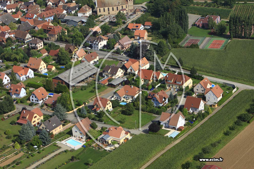 Photo arienne de Kuttolsheim