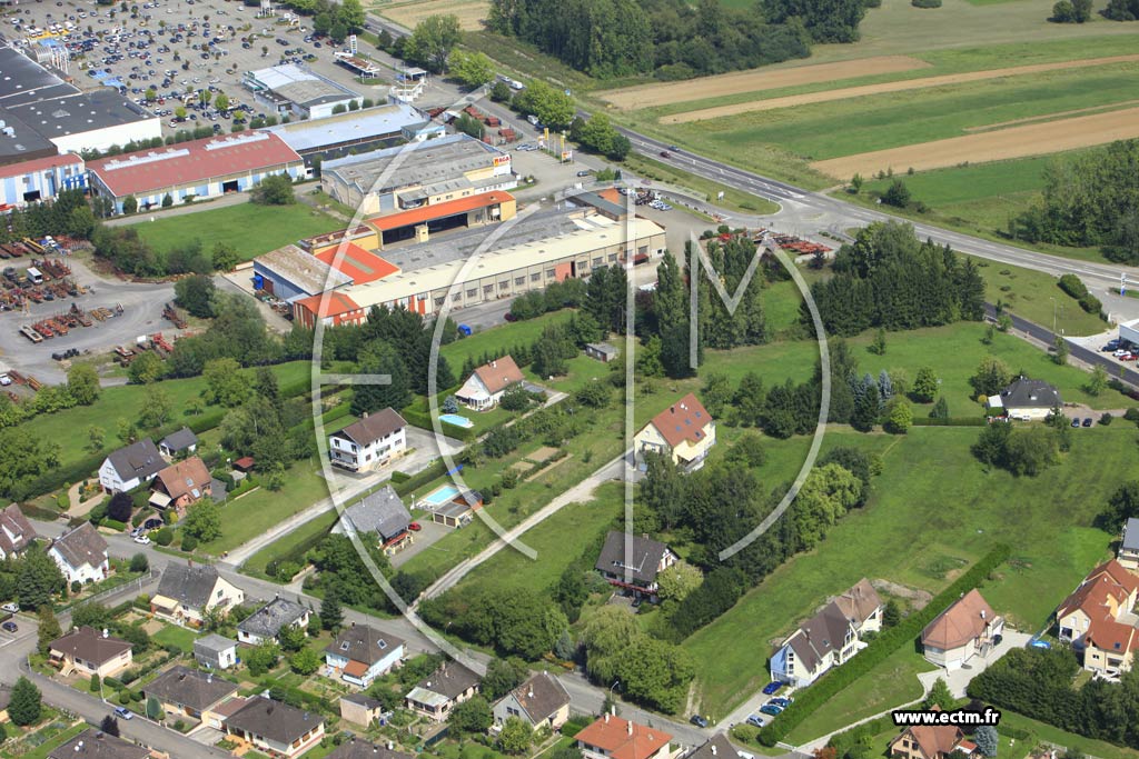 Photo arienne de Marmoutier