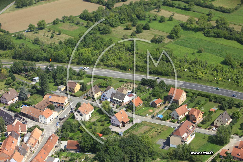Photo arienne de Marmoutier