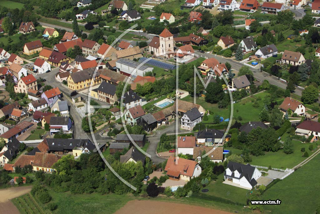 Photo arienne de Neugartheim-Ittlenheim (Neugartheim)