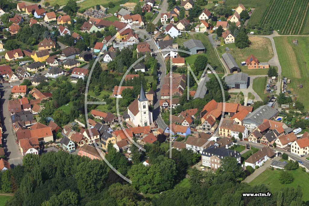 Photo arienne de Odratzheim