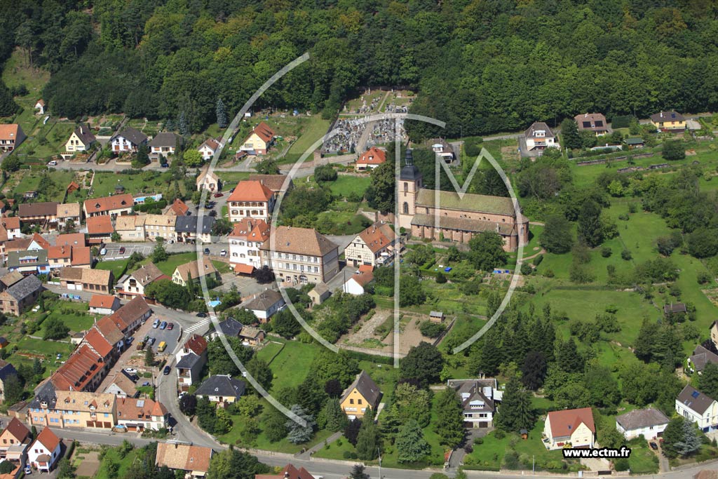 Photo arienne de Saint-Jean-Saverne