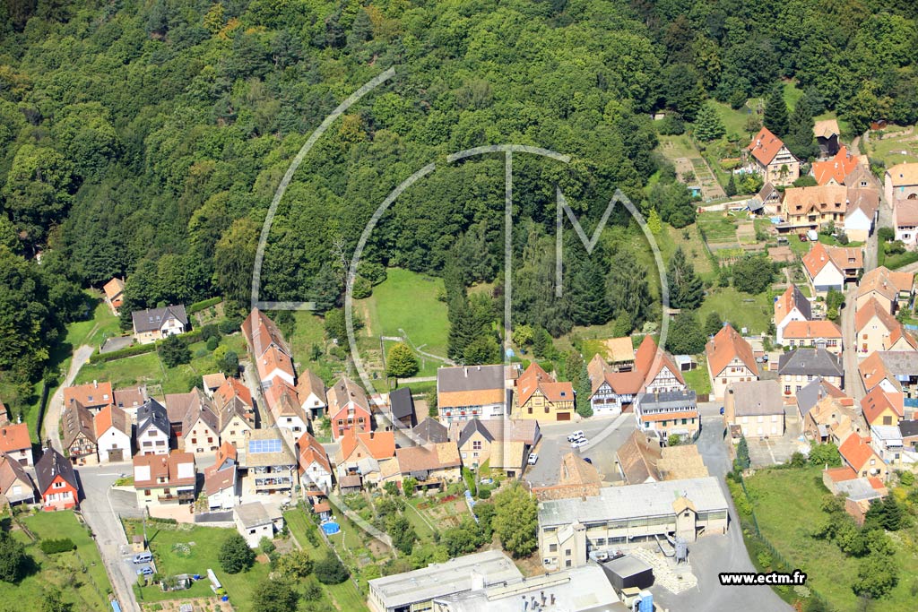 Photo arienne de Saint-Jean-Saverne