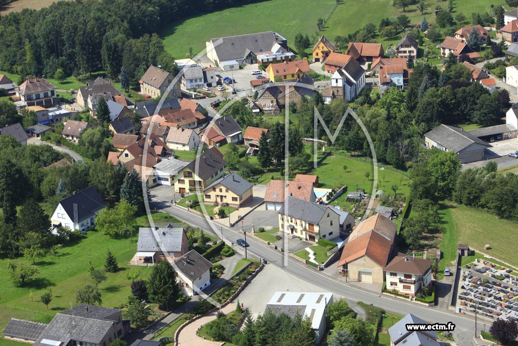 Photo arienne de Thal-Marmoutier