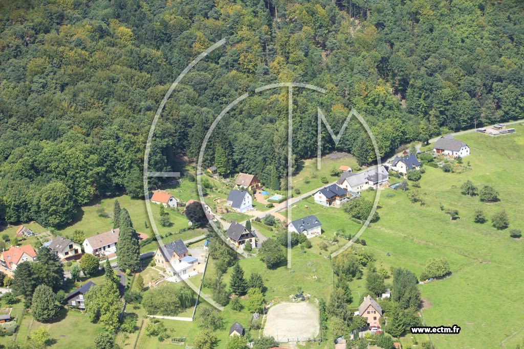 Photo arienne de Thal-Marmoutier (Saint-Gall)