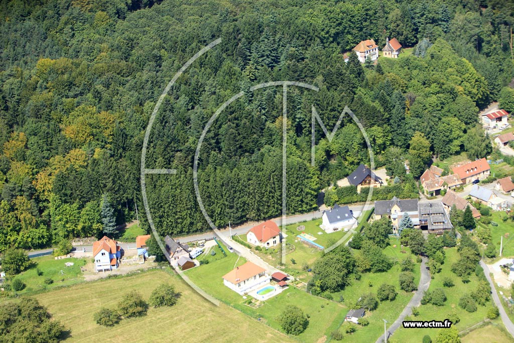 Photo arienne de Thal-Marmoutier (Saint-Gall)
