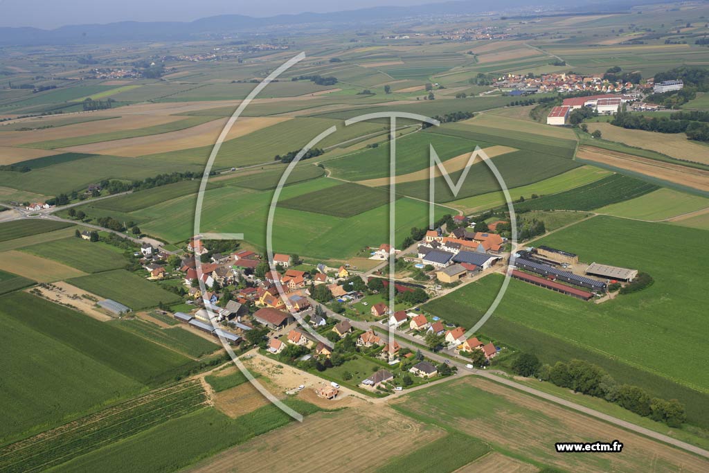 Photo arienne de Willgottheim (Woellenheim)