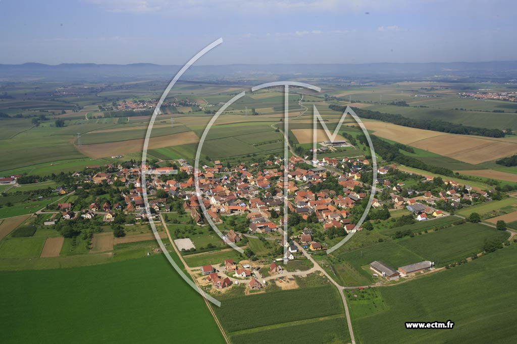 Photo arienne de Saessolsheim