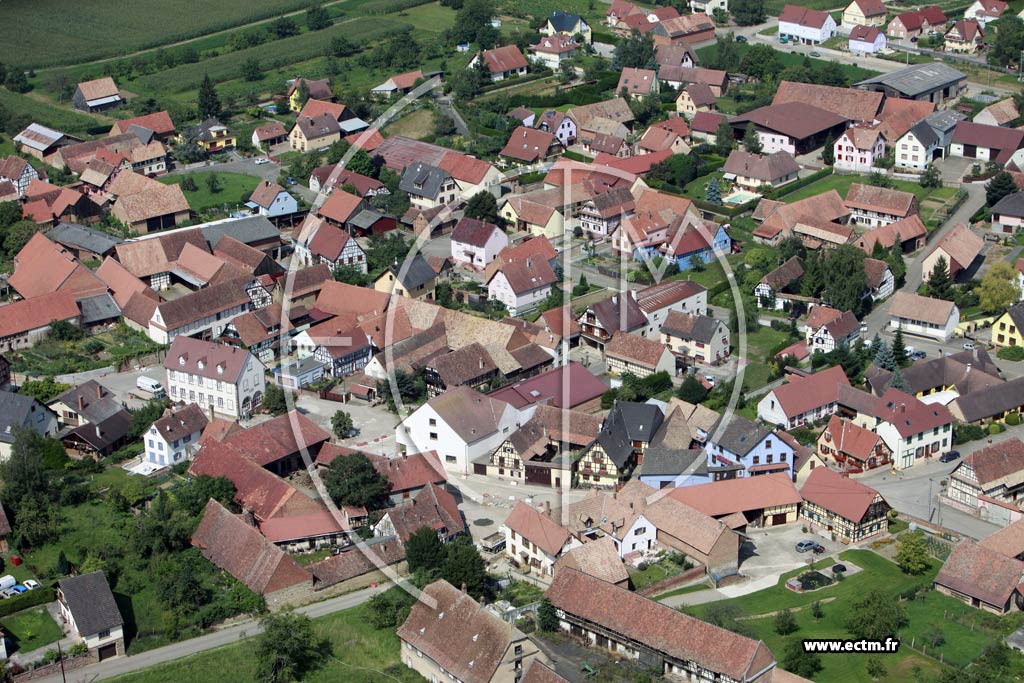 Photo arienne de Saessolsheim