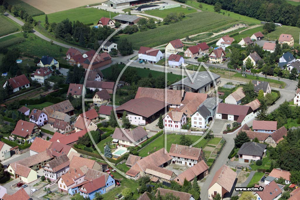 Photo arienne de Saessolsheim