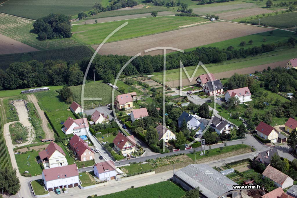 Photo arienne de Saessolsheim