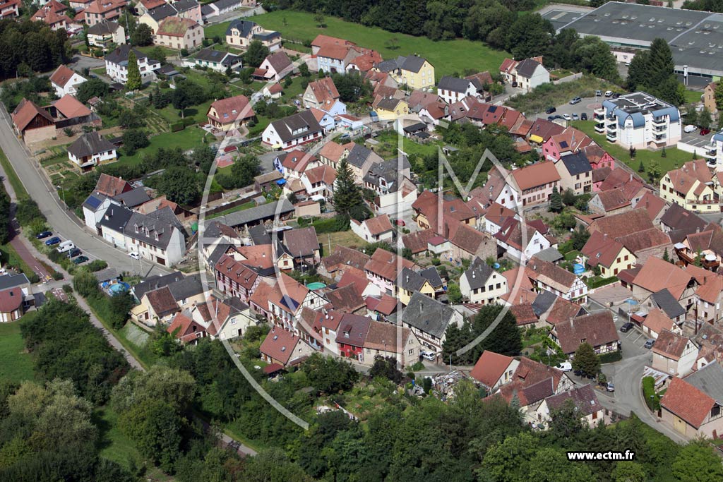 Photo arienne de Wasselonne (Brechlingen)