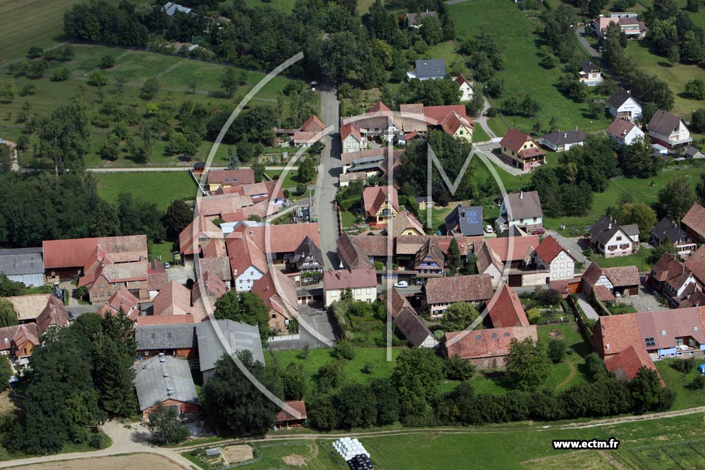 Photo arienne de Wickersheim-Wilshausen (Wilshausen)