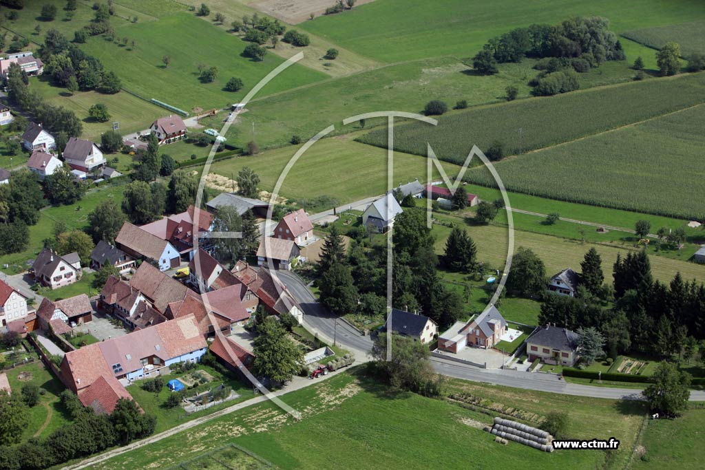 Photo arienne de Wickersheim-Wilshausen (Wilshausen)