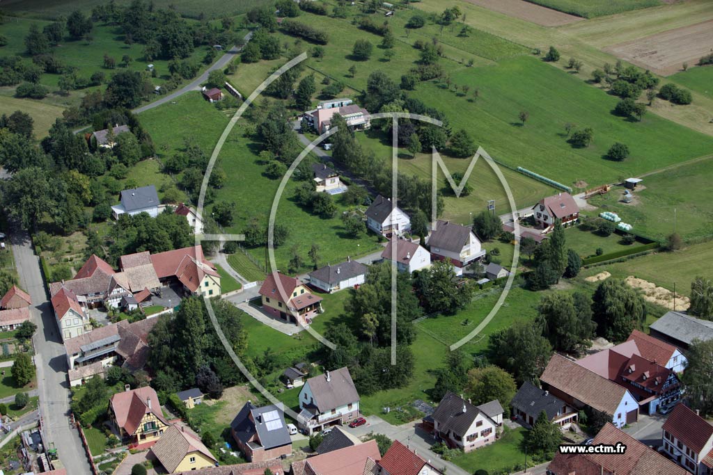 Photo arienne de Wickersheim-Wilshausen (Wilshausen)