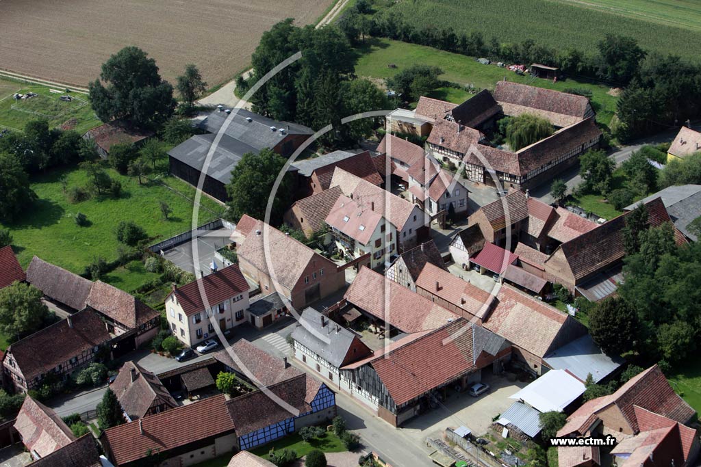 Photo arienne de Wickersheim-Wilshausen (Wilshausen)