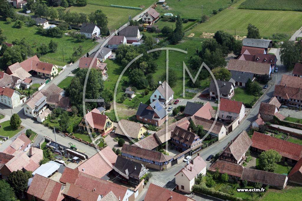 Photo arienne de Wickersheim-Wilshausen (Wilshausen)