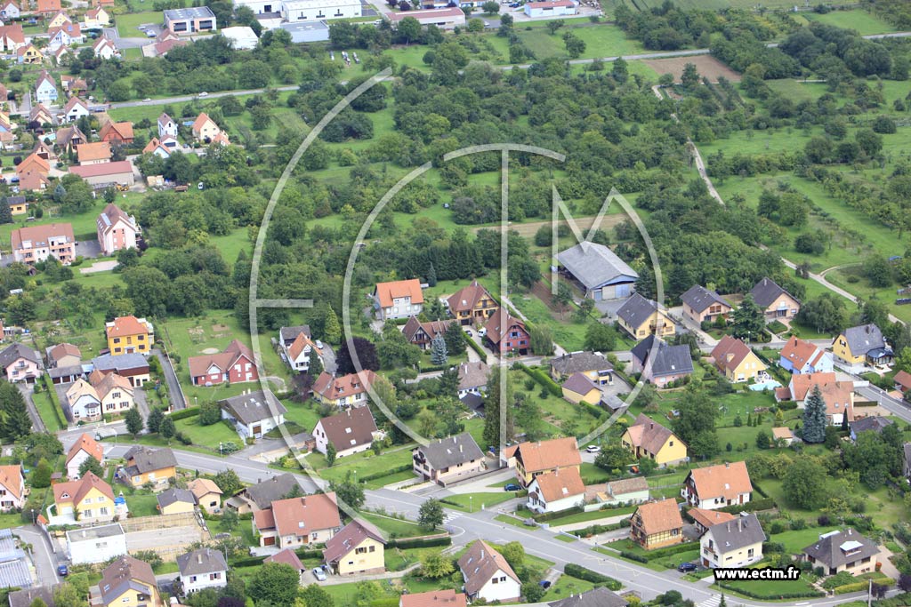 Photo arienne de Bischoffsheim
