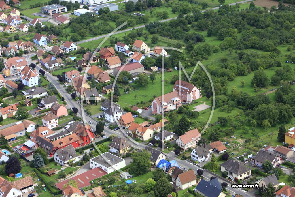 Photo arienne de Bischoffsheim
